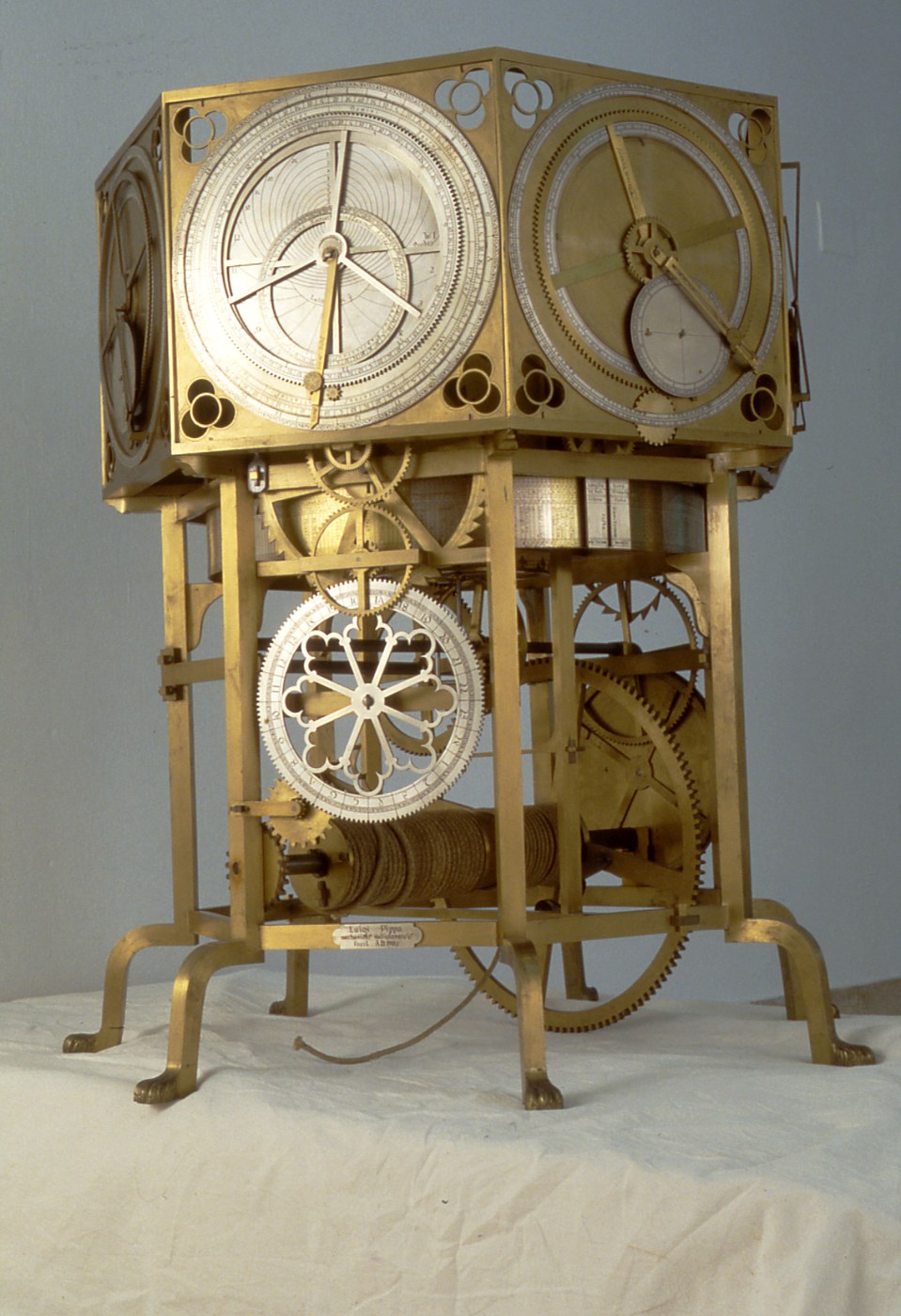 Figure 7 — The reconstruction of Giovanni de' Dondi's astrarium built by Luigi Pippa in 1961–63 from Dondi's Tractatus astrarii, in the Museo Nazionale della Scienza e della Tecnologia Leonardo da Vinci, Mila…