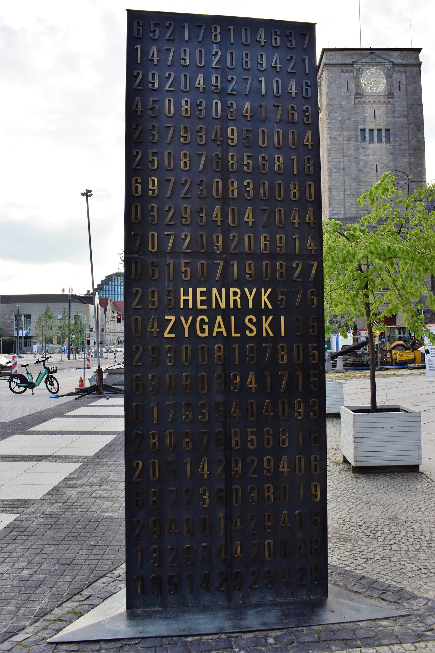 Figure 5 — The Cryptologists' Monument in Poznań, honouring Marian Rejewski, Jerzy Różycki, and Henryk Zygalski, the three mathematicians of the Polish Cipher Bureau. Photo: File:2023-06-15 Cryptol…