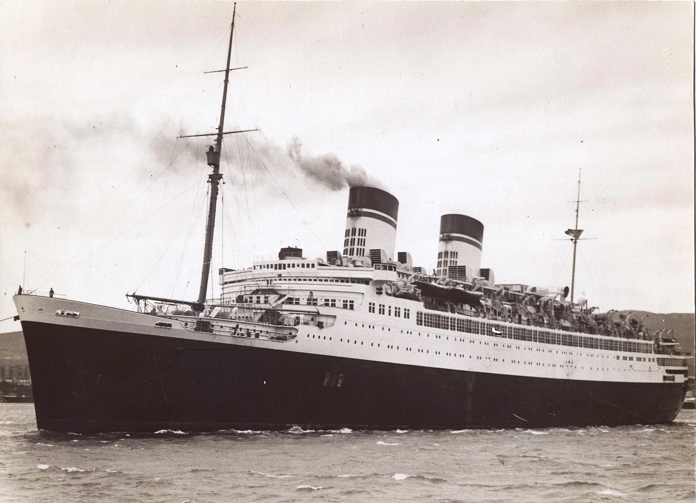 Figure 8 — The Italian liner Conte di Savoia during her sea trials. According to the Crypto Museum, Boris and Annie Hagelin sailed on her from Genoa on 10 May 1940 — the day Germany invaded the Low Countries …