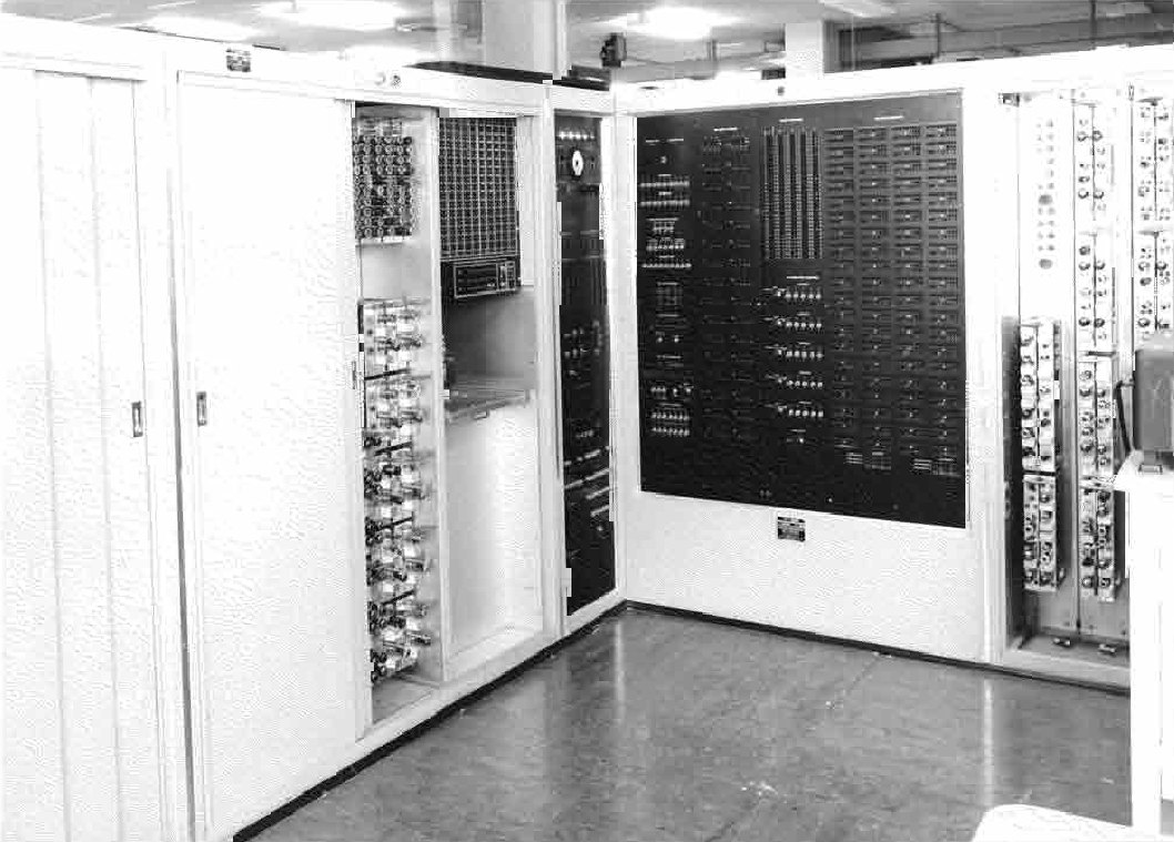 Figure 7 — WARLOCK I, the electronic Hagelin solver built for the Armed Forces Security Agency by Engineering Research Associates in 1947–51. It did automatically what German analysts had done by hand: tried …