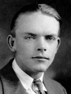 Figure 8 — Derrick Henry "Dick" Lehmer as a young man, around the time he built the bicycle-chain sieve (1926–27) and the photoelectric gear sieve (1932).