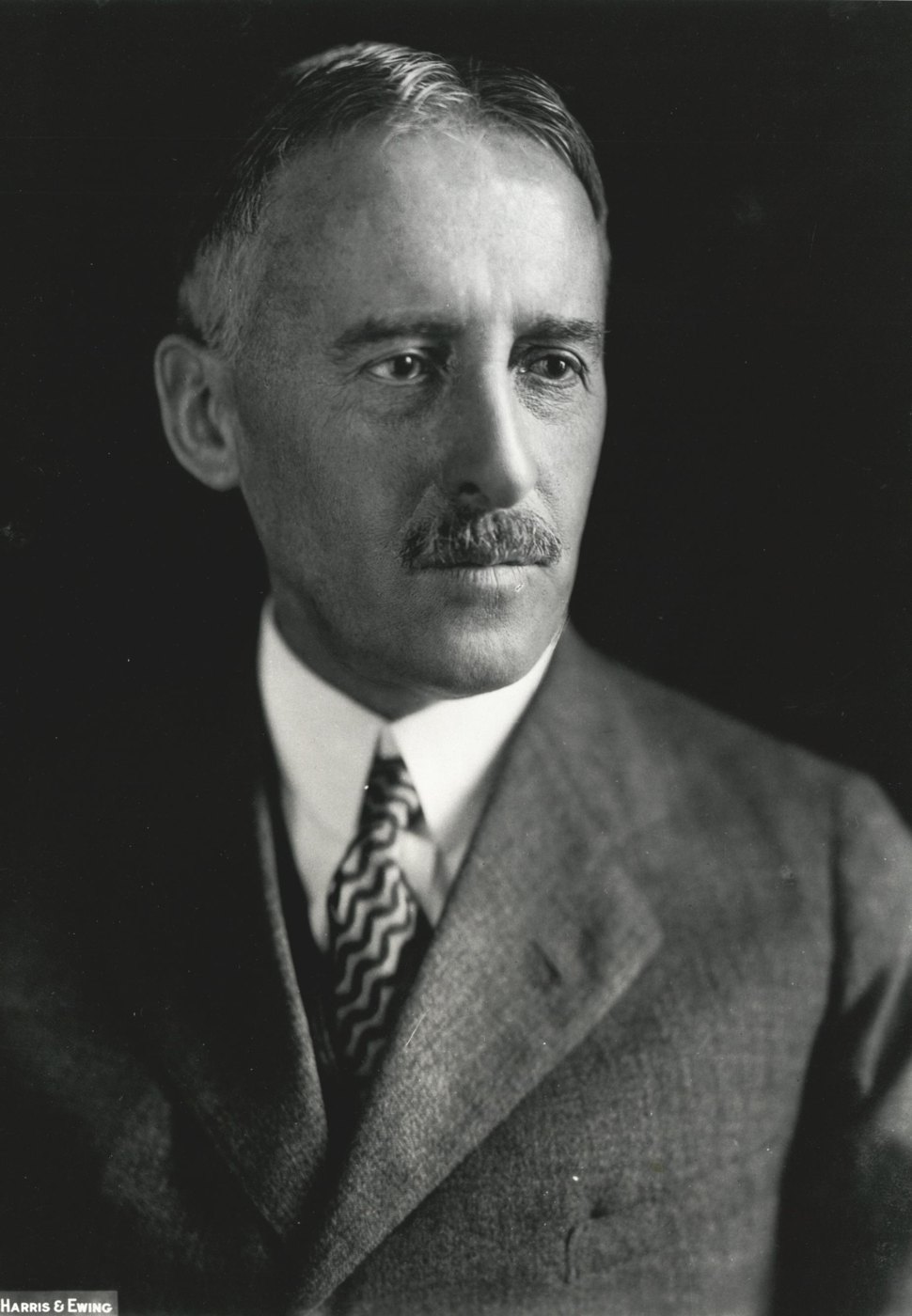 Figure 6 — Henry L. Stimson in 1929, the year he became Secretary of State and withdrew the State Department's money from the Cipher Bureau. By 1940 he was Secretary of War, and among the first officials show…